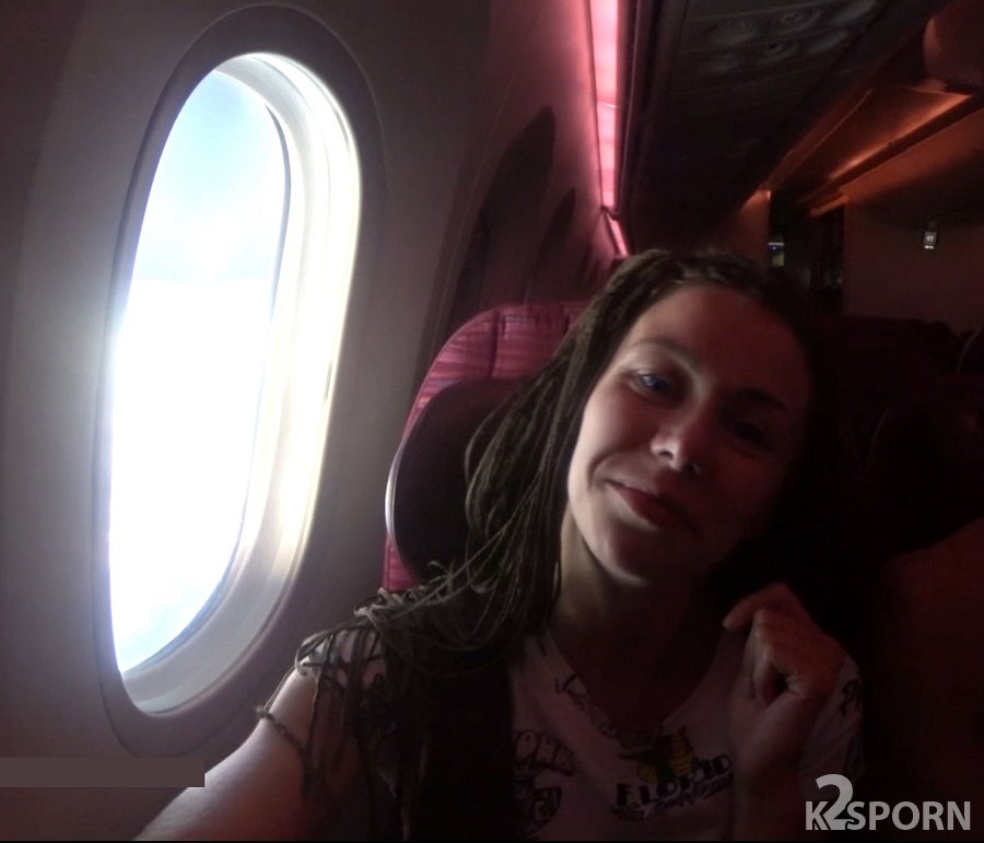 Mia Bandini - Amateur Fuck At Airplane After Vacation FullHD