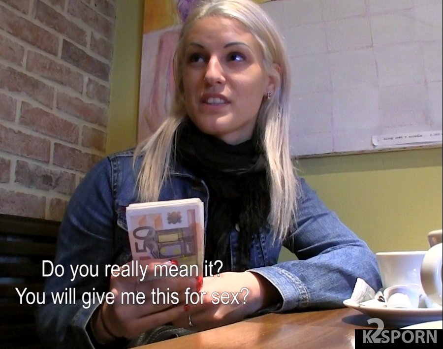 Blanche Bradburry - Fuck in the Coffee Shop With Beauty Babe For Money FullHD