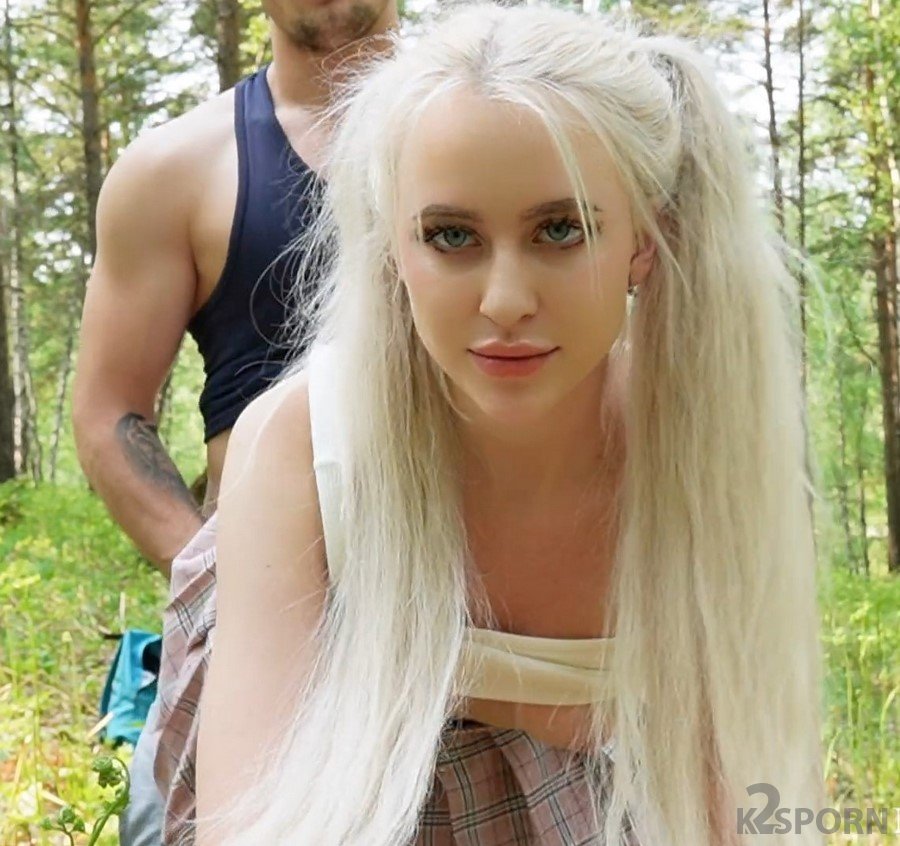 Mila Lioness - Fuck Young Blonde Girl In The Woods FullHD