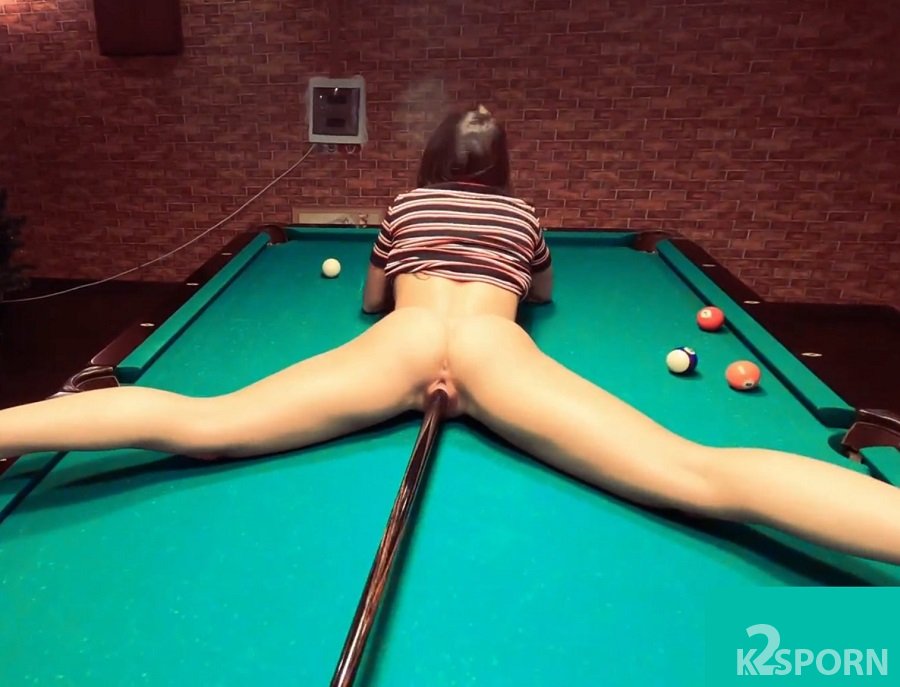 Alice Kelly - Lover Pussy Fucking me Cue to Orgasm on the Pool Table FullHD