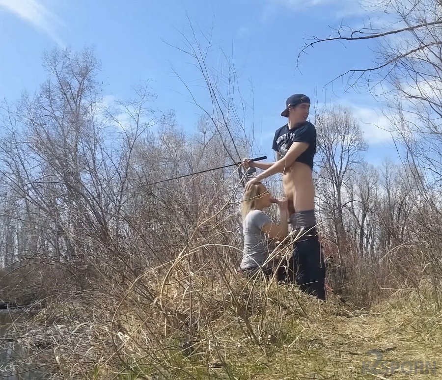 Mya Lane - Outdoor Blowjob While Fishing On The Lake FullHD