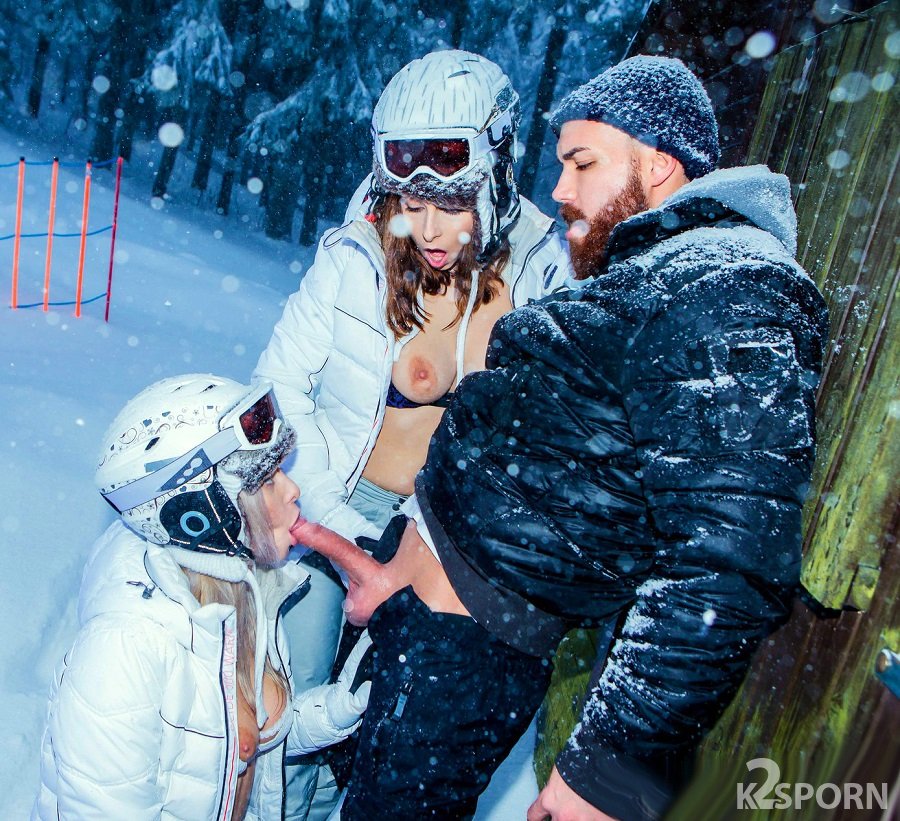 Antonia Sainz, Nikky Dream - Threesome At A Ski Resort FullHD