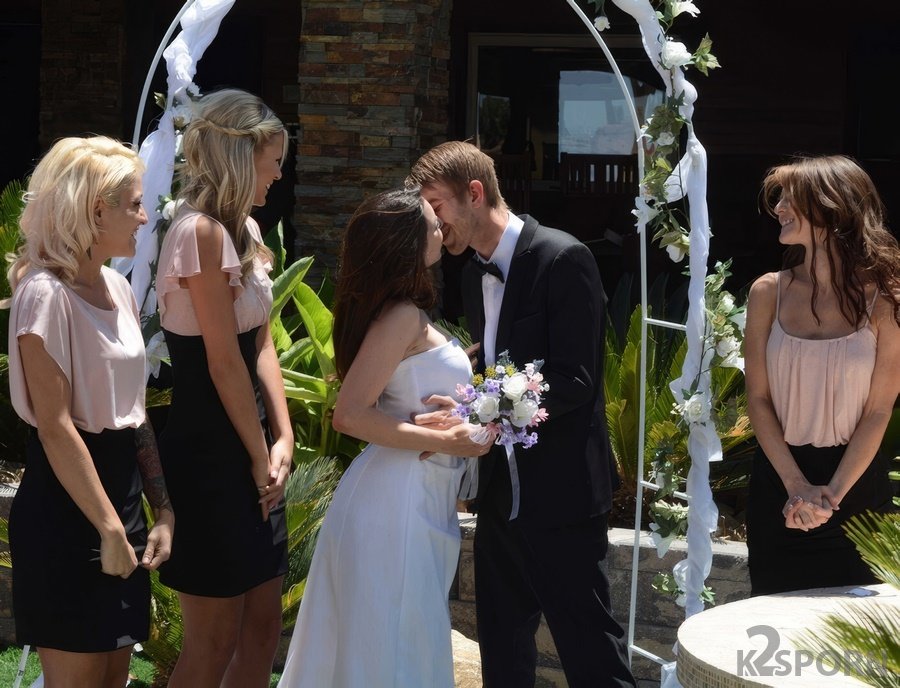 Jenni Lee, Scarlet Red - Bridesmaids Fuck Groom Before Wedding FullHD