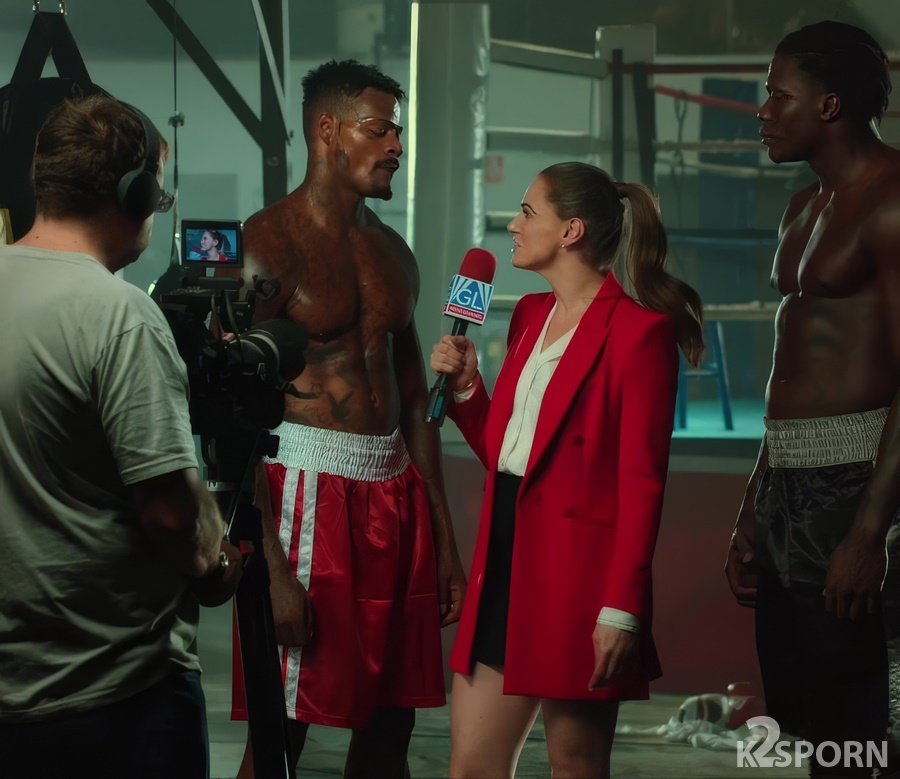 Tori Black - A Beautiful Journalist Girl Had Sex With Two Black Boxers In The Ring FullHD