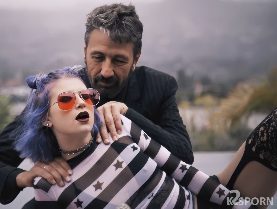 Arya Fae - Young Goth Girl Fucked By Older Man FullHD