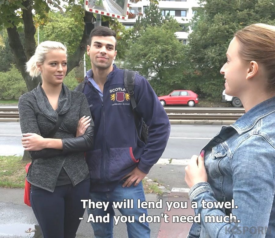 Ria Sunn - A Couple On The Street Invited Strangers To A Sauna For Swinger Sex  1080p FullHD
