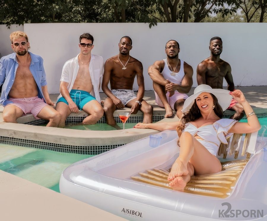 Cherie Deville - Pool Party and Double Penetration For Hot Milfy Wife 1080p FullHD