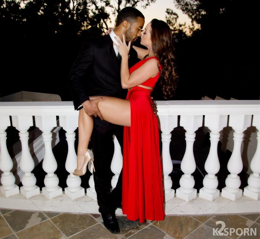 Abigail Mac - A Gorgeous Wife In A Red Dress Cheats On Her Husband At A Party. 2160p UltraHD/4K