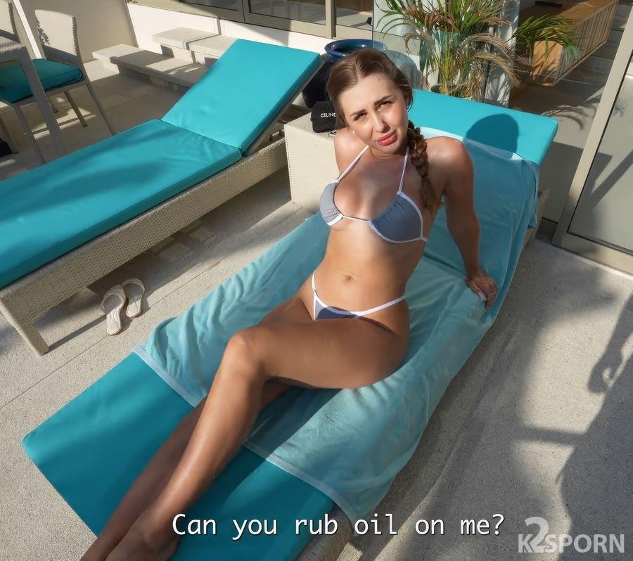 Kiraxxcherry - Wife Cheats on Her Husband with the Pool Cleaner 1080p FullHD