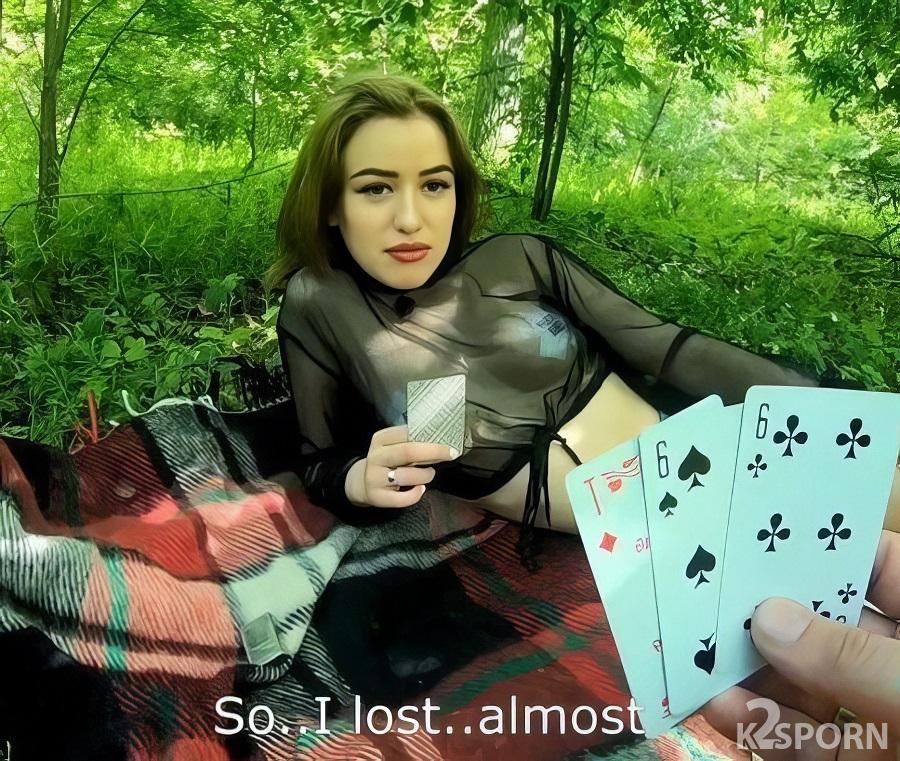 ADOLFxNIKA - Won a Blowjob Playing Cards in the Woods 1080p FullHD