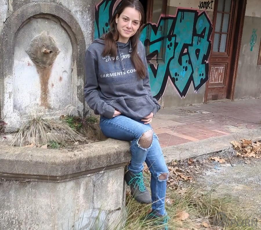 Kink LoversX - Cute Girl Fucked Hard In An Abandoned Building 1080p FullHD