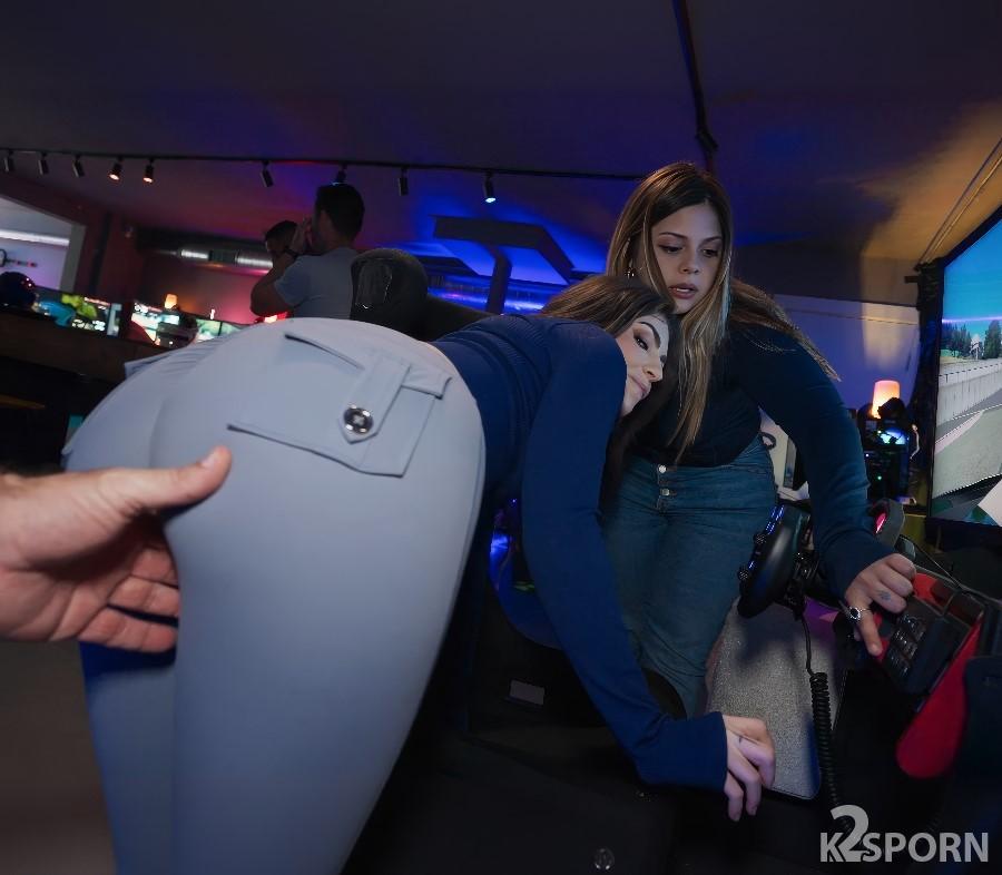 Kay Rhea - Couple Fucks in a Public Arcade – Nobody Noticed 1080p FullHD